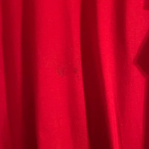 Time and Tru Women's Red XXL V Neck Baby Tee Retro Classic Feminine Classic - Picture 7 of 7